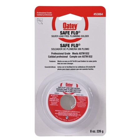 Oatey PLUMBING WIRE SOLDER 8OZ 53064